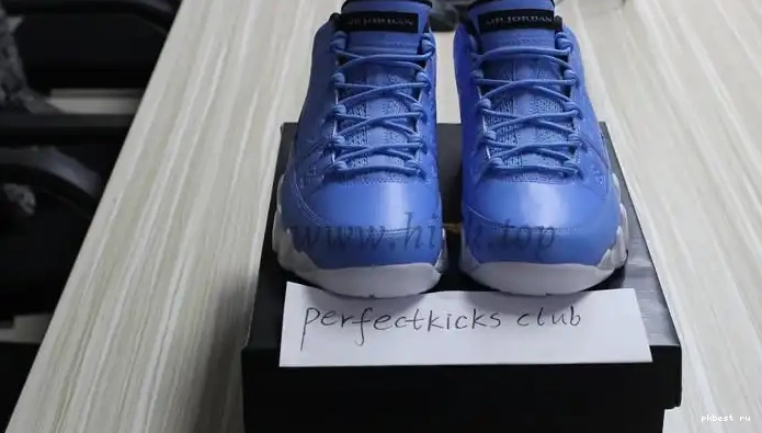Authentic Low Jordan 9 Pantone Air 0502